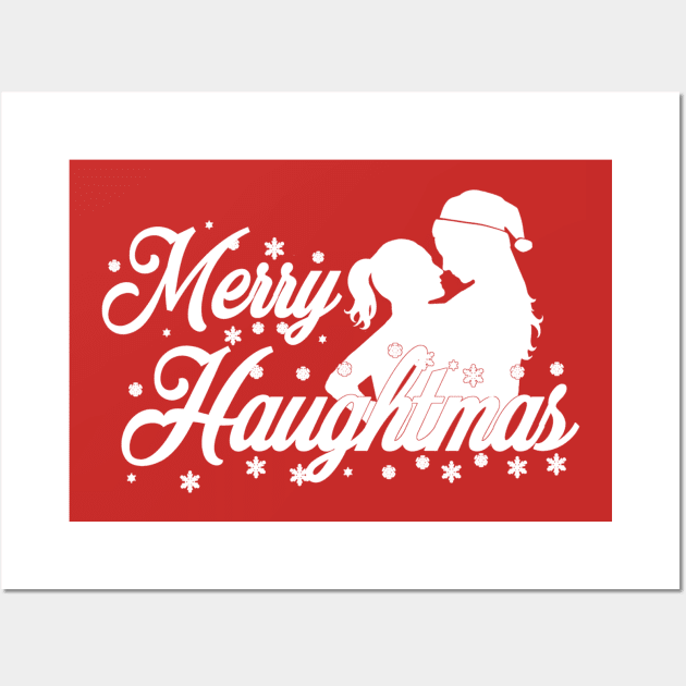 Merry Haughtmas Sweater Wall Art by viking_elf